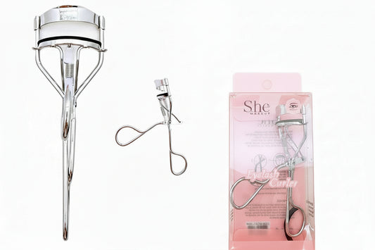 ST-45SP She Makeup Resorte Silver Eyelash Curler 12pc Set