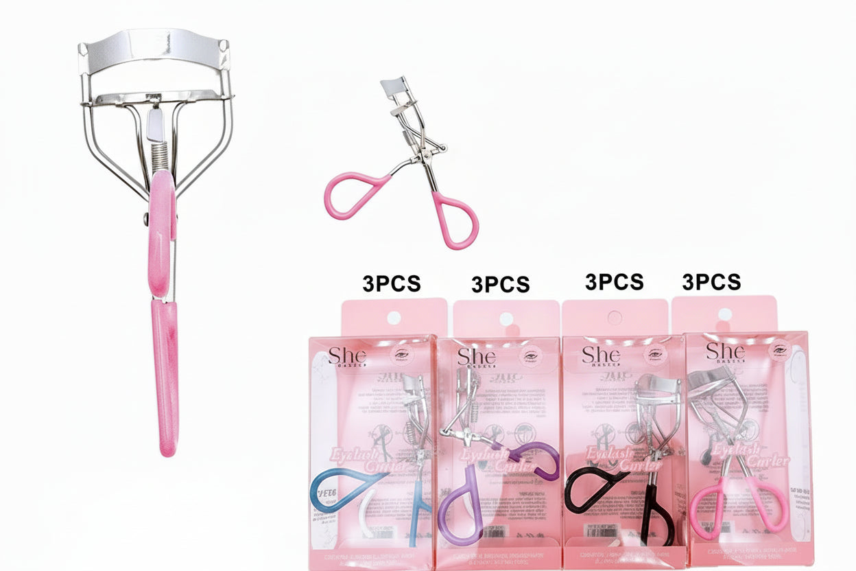 ST07 She Makeup Resorte Eyelash Curler 12pc Set