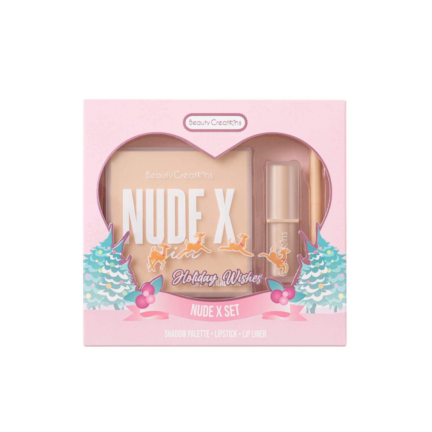 BCRC-NXS Beauty Creations Oh Deer Christmas - "Holiday Wishes" Nude X Set