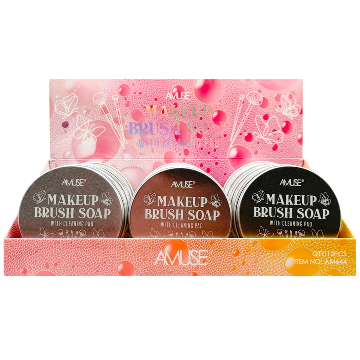 AM644 -AMUSE Makeup Brush Soap Display