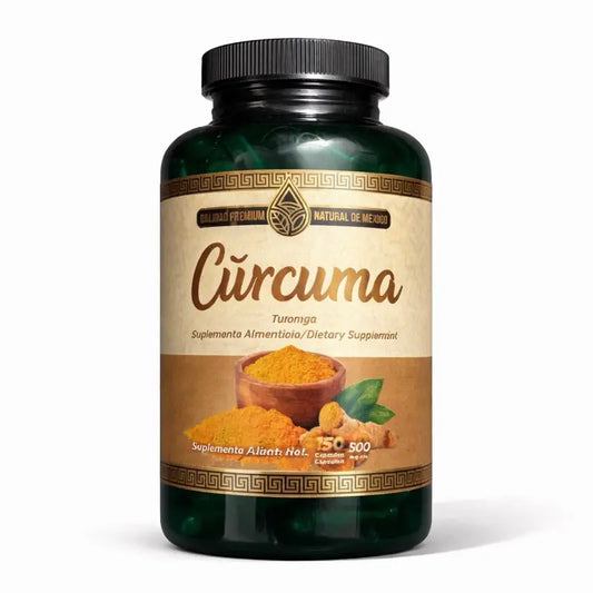 Cápsulas de cúrcuma suplemento alimenticio  Apoyo herbal de primera calidad