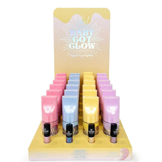 LH1064 She Makeup Baby Got Glow Liquid Highlight Display