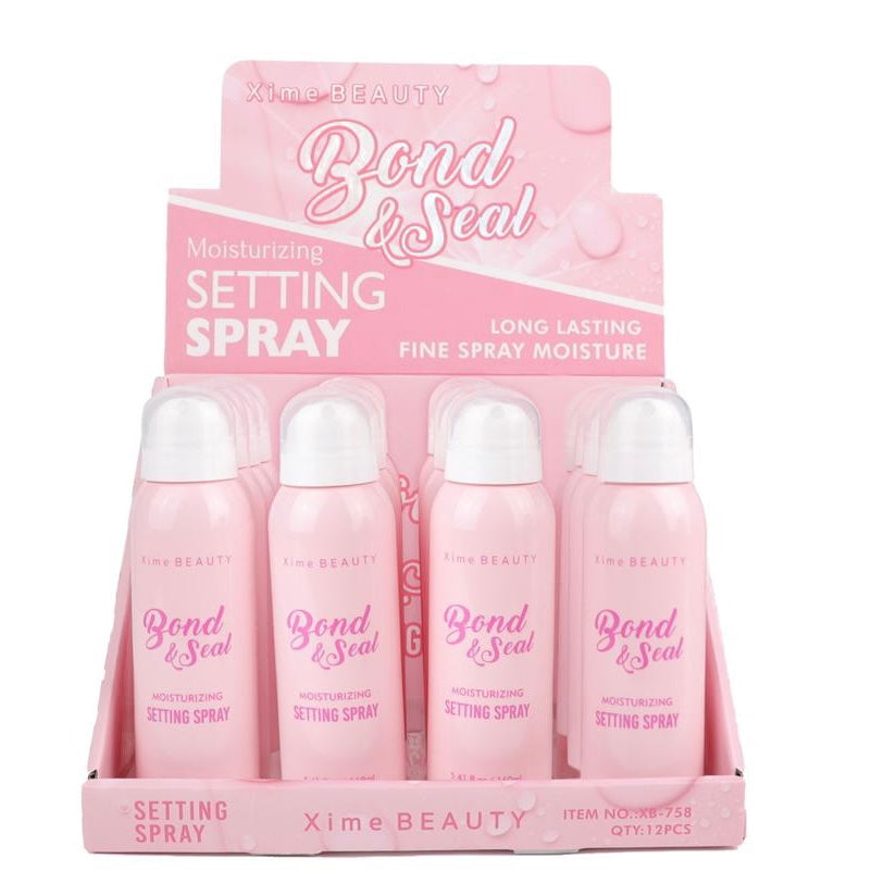 XB-758 Xime Beauty Bond & Seal Moisturizing Setting Spray Display