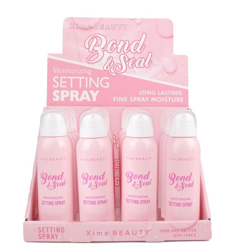 Xime Beauty Bond & Seal Moisturizing Setting Spray Display J Cosmetics Sac
