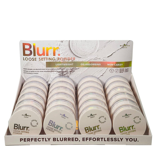 123BLP Italia Blurr Translucent Loose Setting Powder Display
