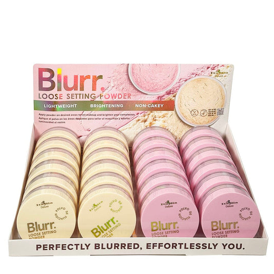123BLP Italia Blurr Honey/Pink Polvo De Fijacion Display