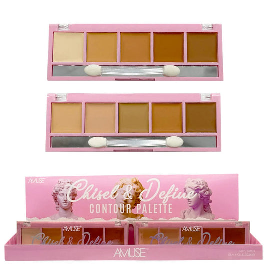 KL325MIX - AMUSE - Chisel & Define Contour Palette Display