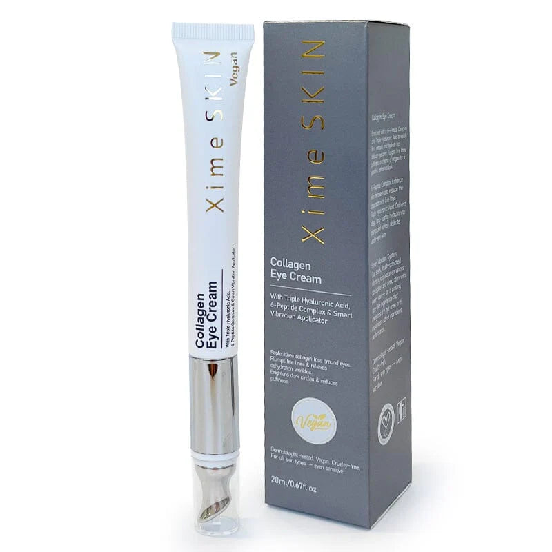 XS-071 Xime Skin Collagen Eye Cream w/ Vibrating Applicator. Vegan