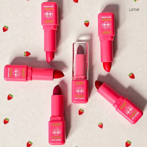 7349 Amuse Pukerberry Matte Lipstick Display