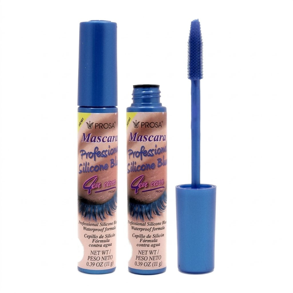 Prosa Mascara  Profesional Silicon "AZUL" 6PCS