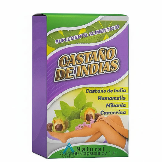 Castaño de Indias Capletas Linea Premium Cont. 60 Tabletas "NUEVA PRESENTACION"