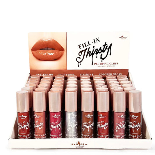 #179 Italia Deluxe Fill-In Thirsty Plumping Gloss Display