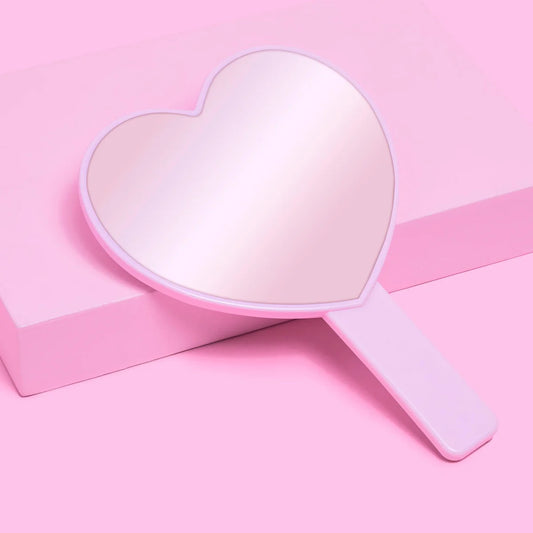 DCH3 - Beauty Creations  Heart Shaped Handheld Mirror