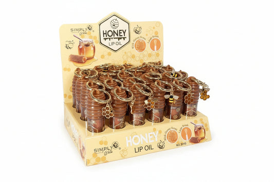 S115 - Simply Bella Honey Lip Oil Display