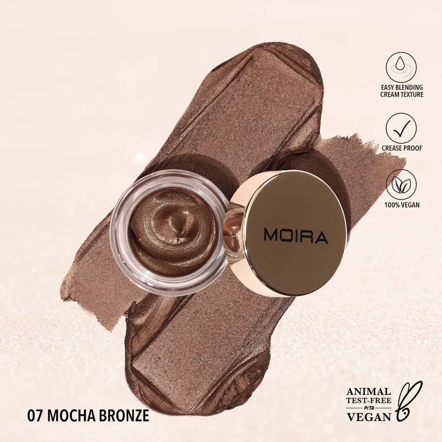 Everlust Shimmer Cream Shadow (007, Mocha Bronze) 3pc bundle