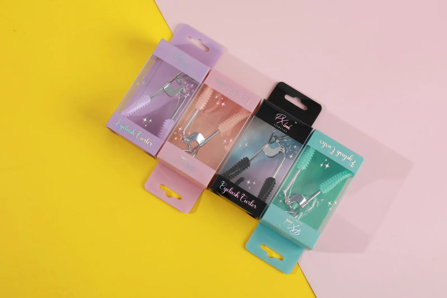 N913 Prolux Assorted Color Eyelash Curlers Display