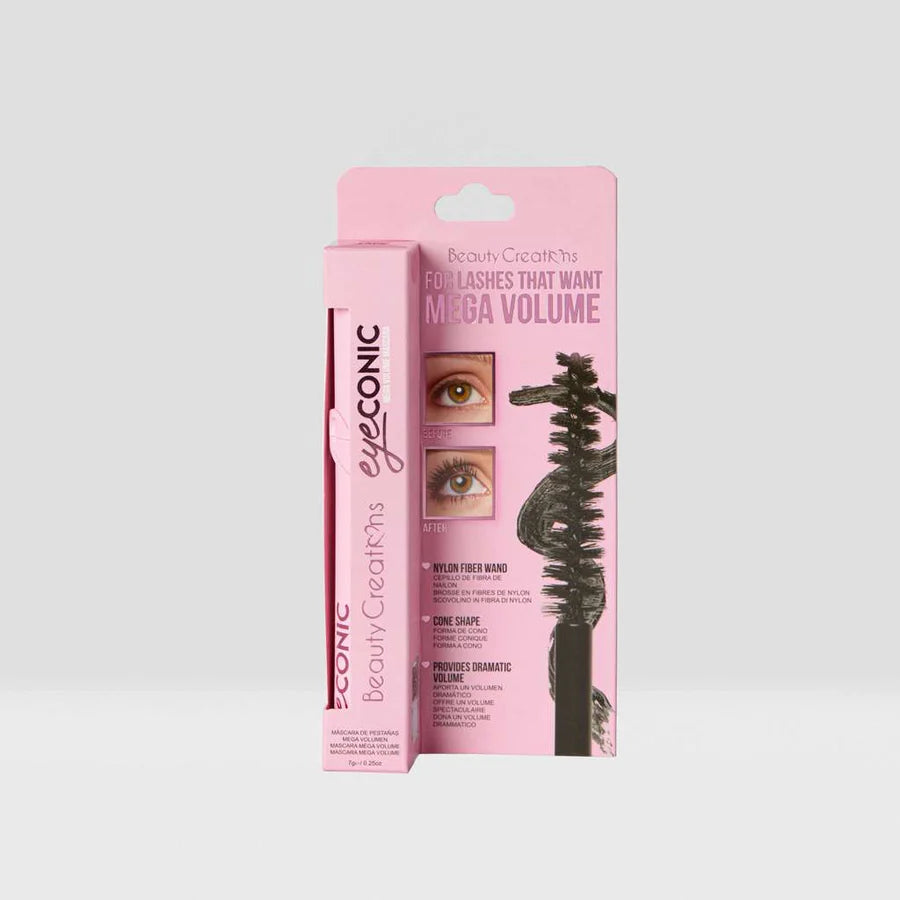 Beauty Creations Eyeconic Lift And Curl Waterproof & Econic Mega Volume Mascara Display