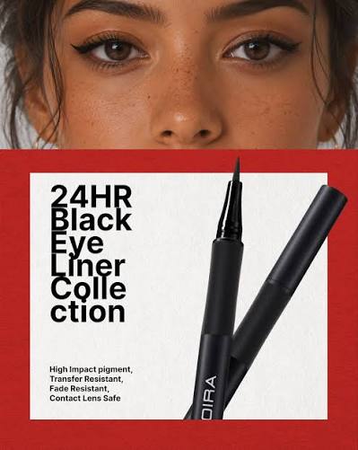 Moira 24HR Ultimate Black Liner Collection Display