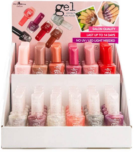 ITA-679E Italia Deluxe Gel Effect Nail Polish Display