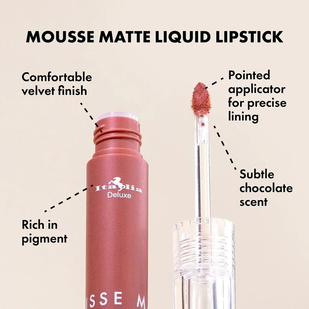 #190 Italia Deluxe - Mousse Matte Liquid Lipstick Display