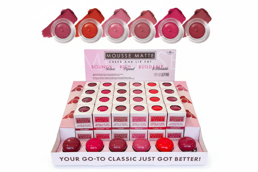 309MPB Italia Deluxe Mousse Matte Blush Pot Display SALE!!!