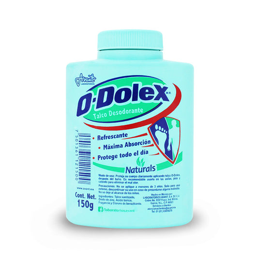 O-Dolex Natural Talco Desodorante 150g