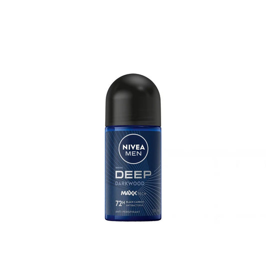 Nivea Deep Darkwood Man 72h Anti-Perspirant Deodorant Roll-On 50ml