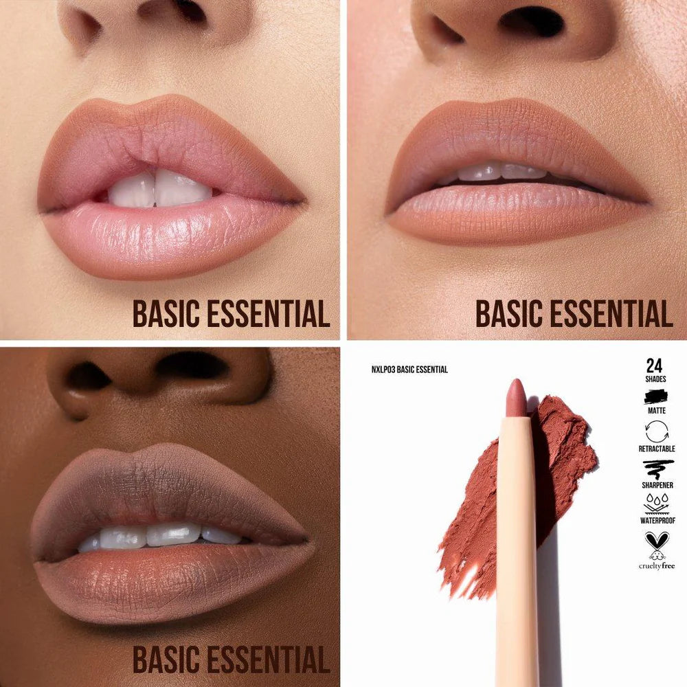 Beauty Creations Nude X Liners (NXLP03, Basic Essential) 3pc Bundle