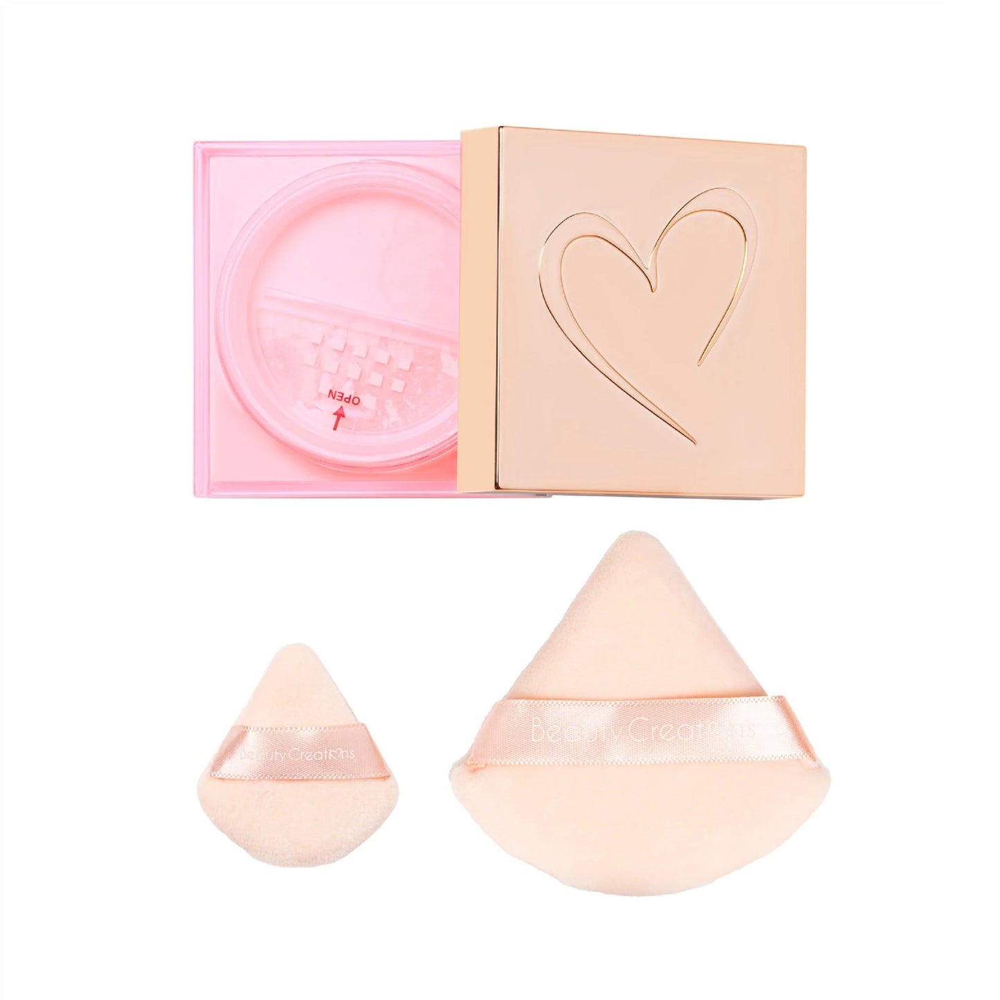 BFSPP-SET2 Bye Filter Pink Cloud Setting Powder + Puff Set