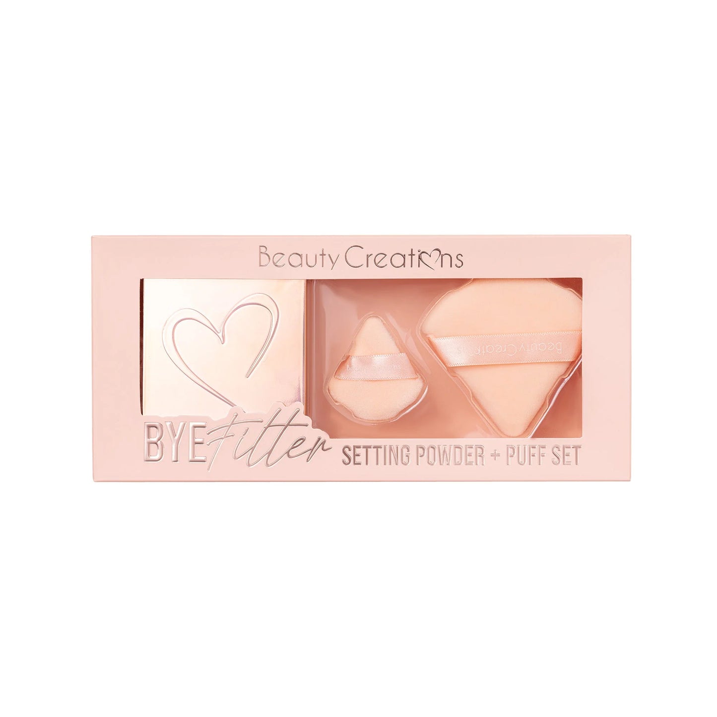 BFSPP-SET2 Bye Filter Pink Cloud Setting Powder + Puff Set