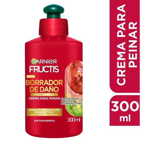 Garnier Fructis - Borrador De Daño Post Quimica  300ml