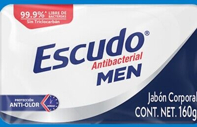 Escudo Jabón Corporal Antibacterial Protección Men Anti-Olor 150g