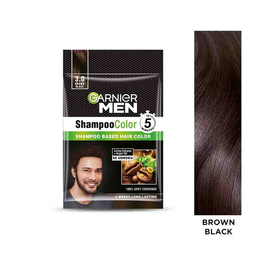 Garnier Men Shampoo 3.0 Castaño Negro