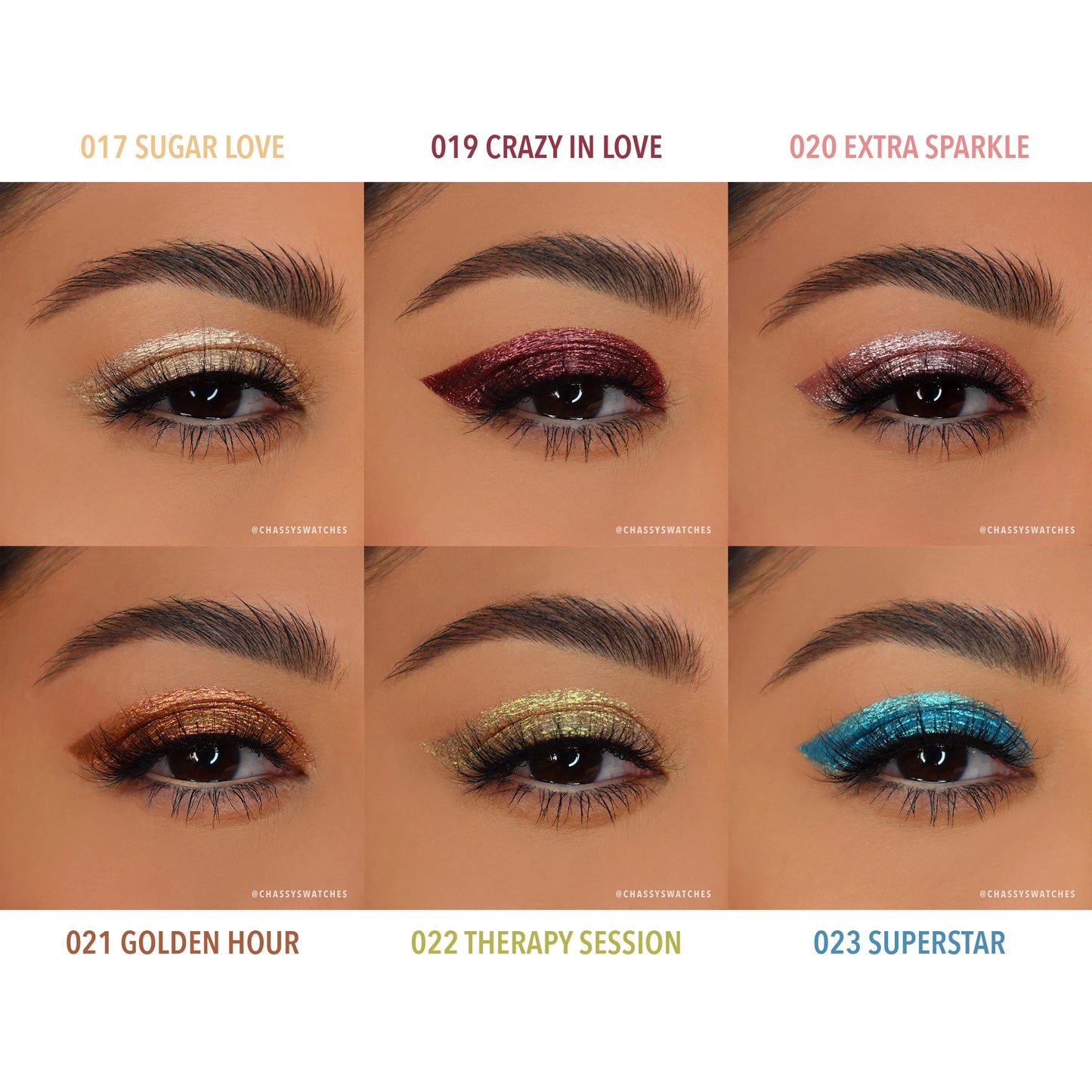 Superhyped Liquid Pigment (020, Extra Sparkle)3pc Bundle