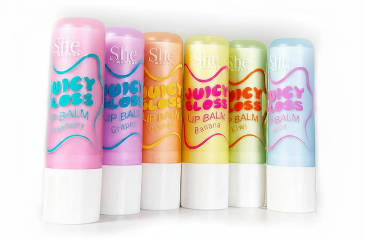 LG27 She Juice Gloss Lip Balm Display