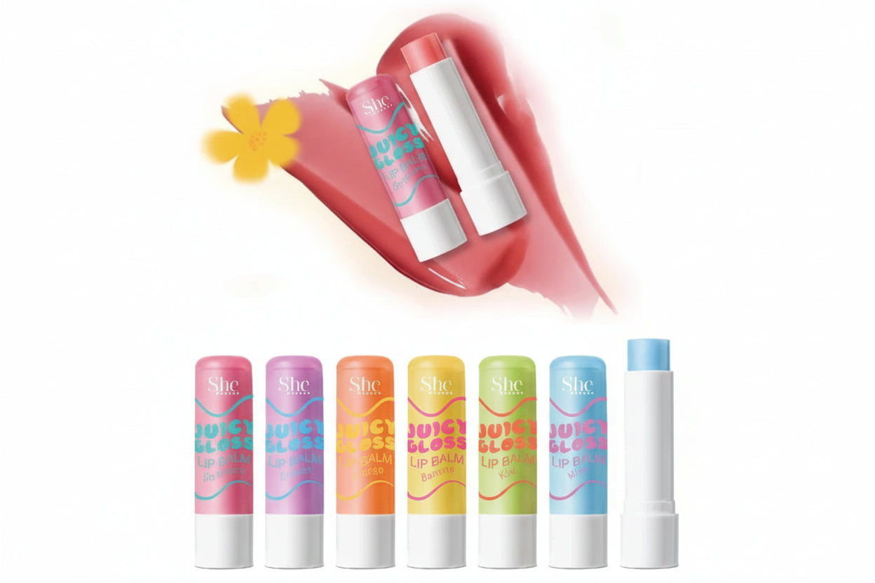 LG27 She Juice Gloss Lip Balm Display