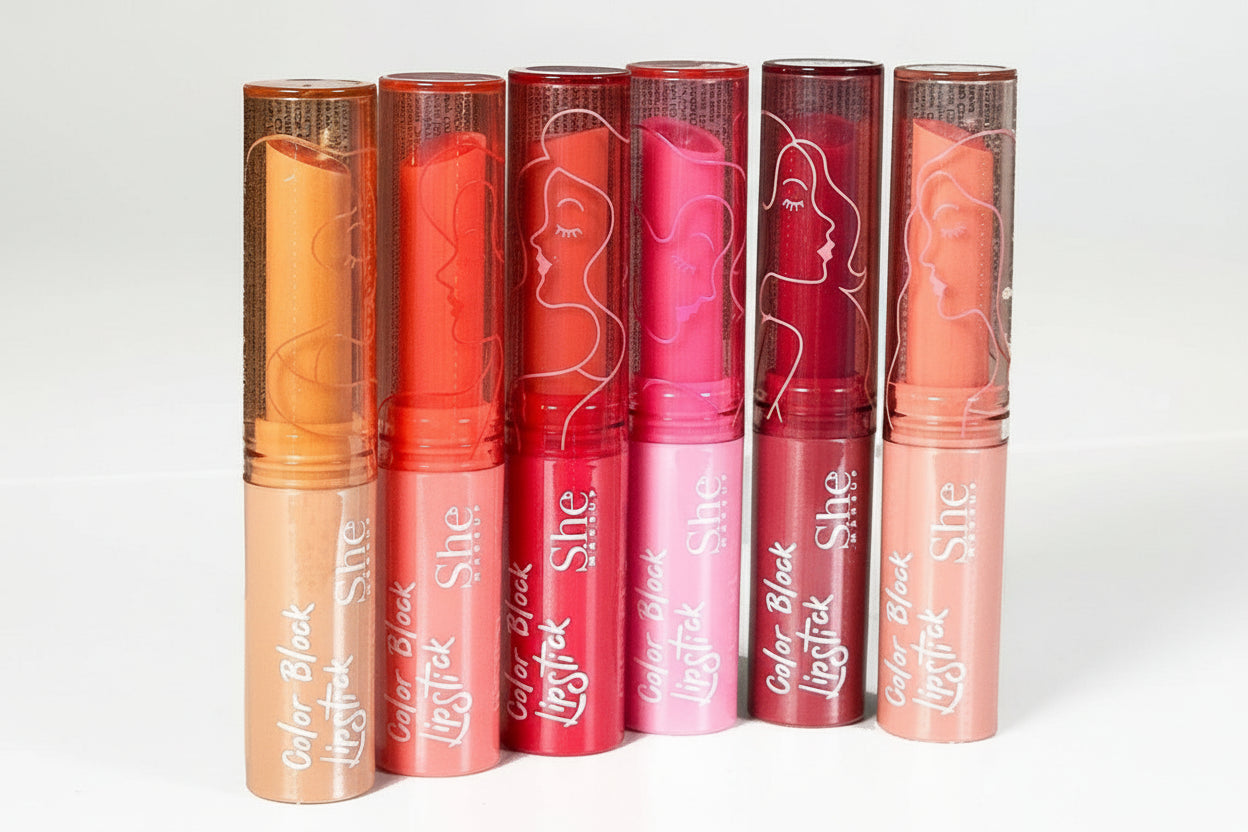LC03 She Color Block Lipstick Display