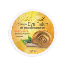 Load image into Gallery viewer, Esfolio Gold Snail Hydrogel Eye Patch 60 Sheets
