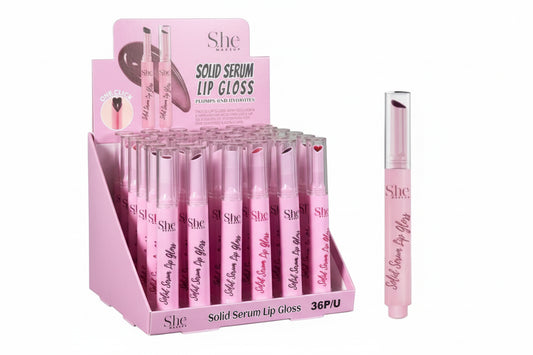 LG19 Solid Serum Lip Gloss Display