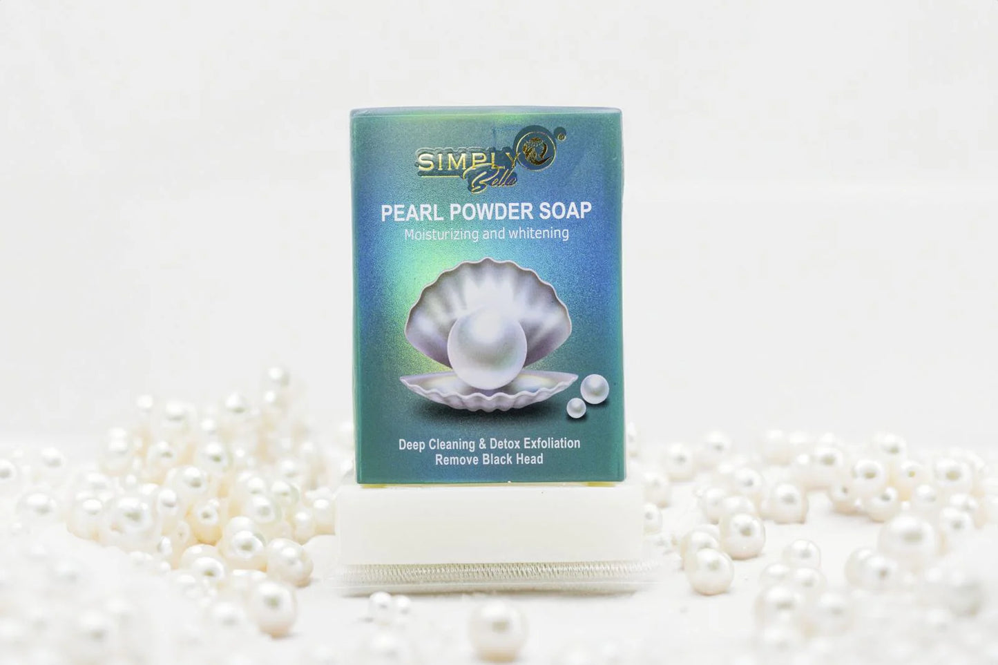 #SIM008  - Simply Bella Pearl Powder Soap Moisturizing & Whitening