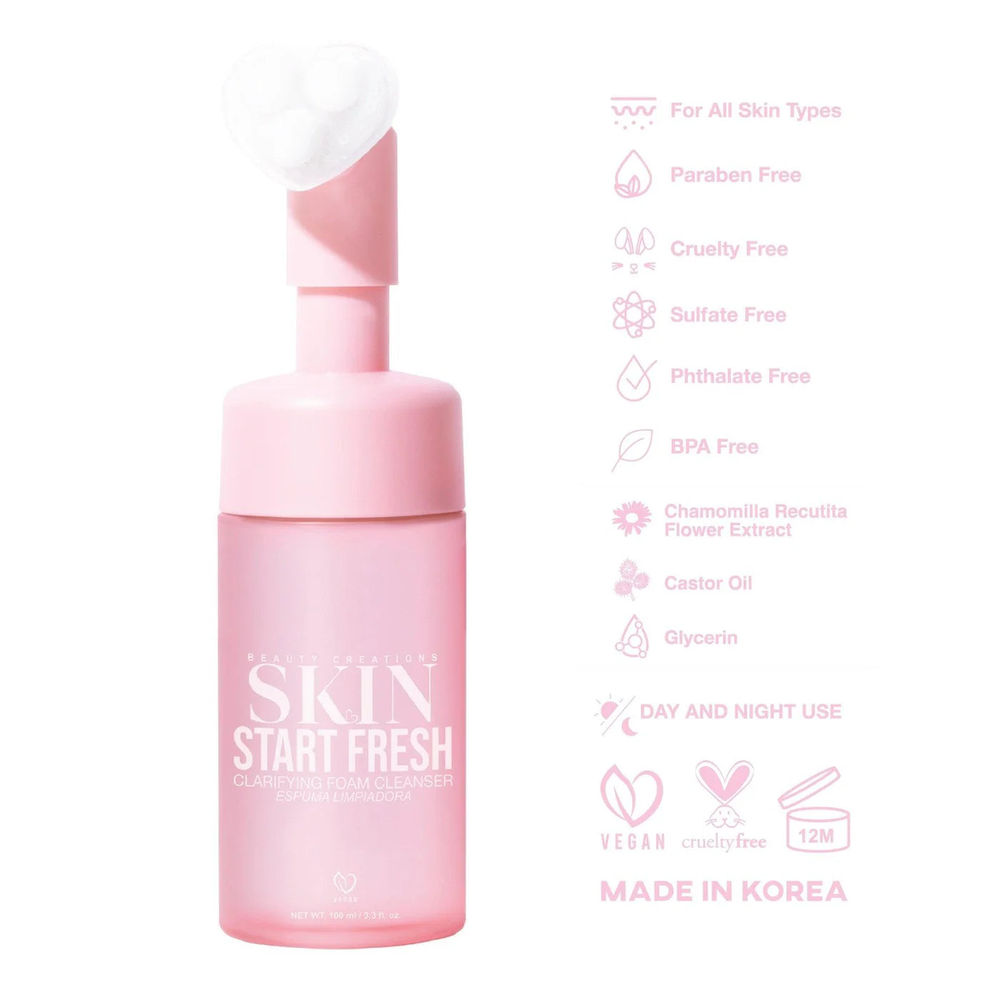 SK-SFF Beauty Creations Start Fresh Clarifying Foam Cleanser