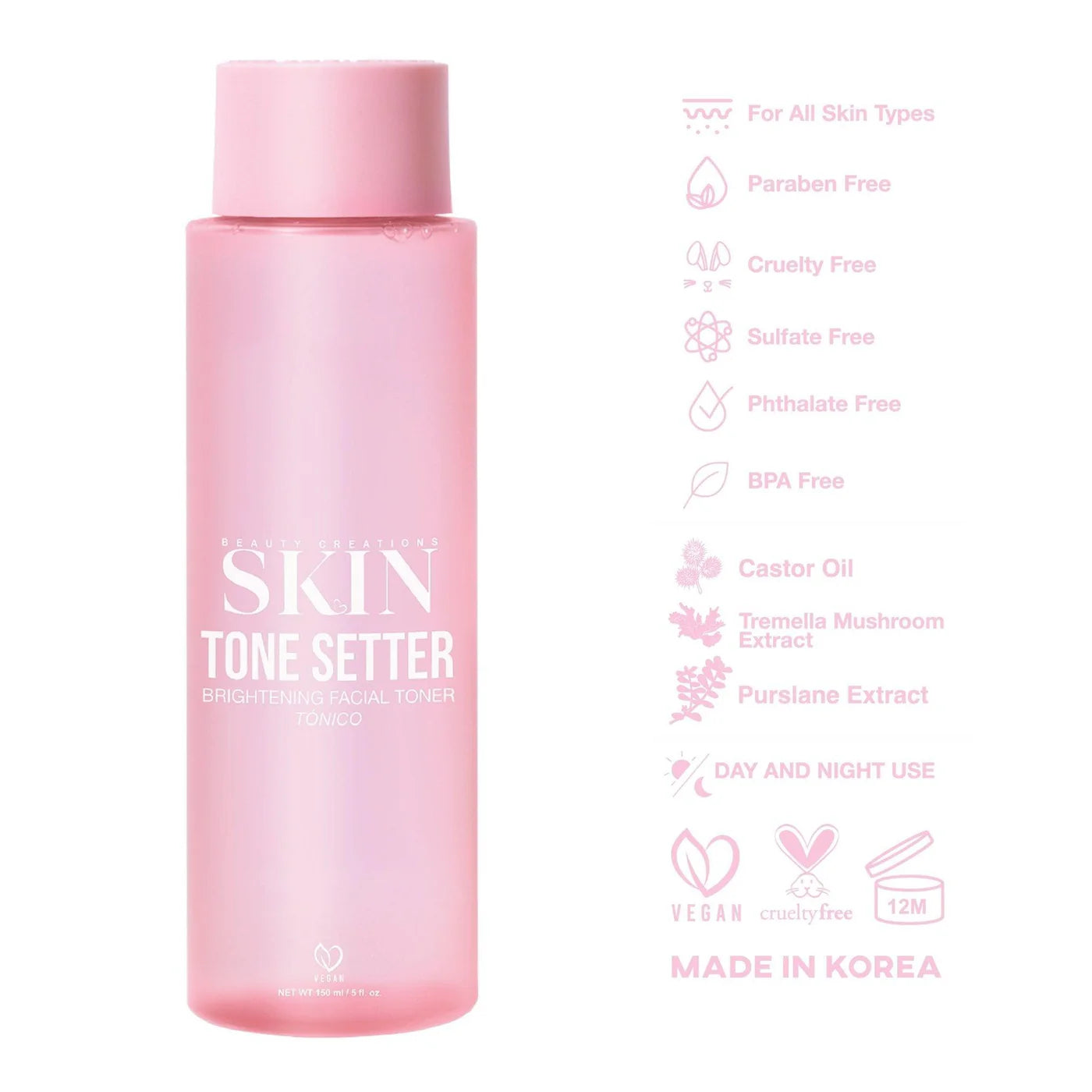 SK-TST Beauty Creations Tone Setter Brightening Facial Toner