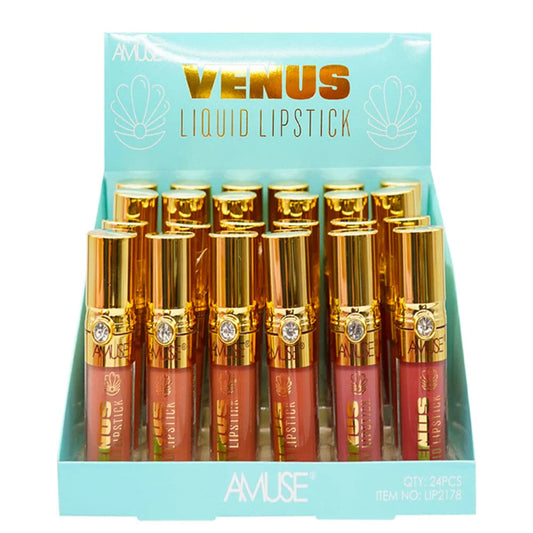 2178 Amuse Venus Liquid Lipstick Display