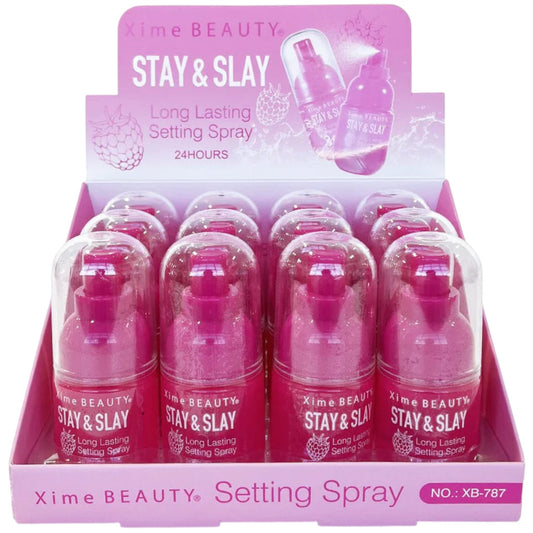XB-787 Xime Beauty Stay and Slay Long Lasting Setting Spray Display