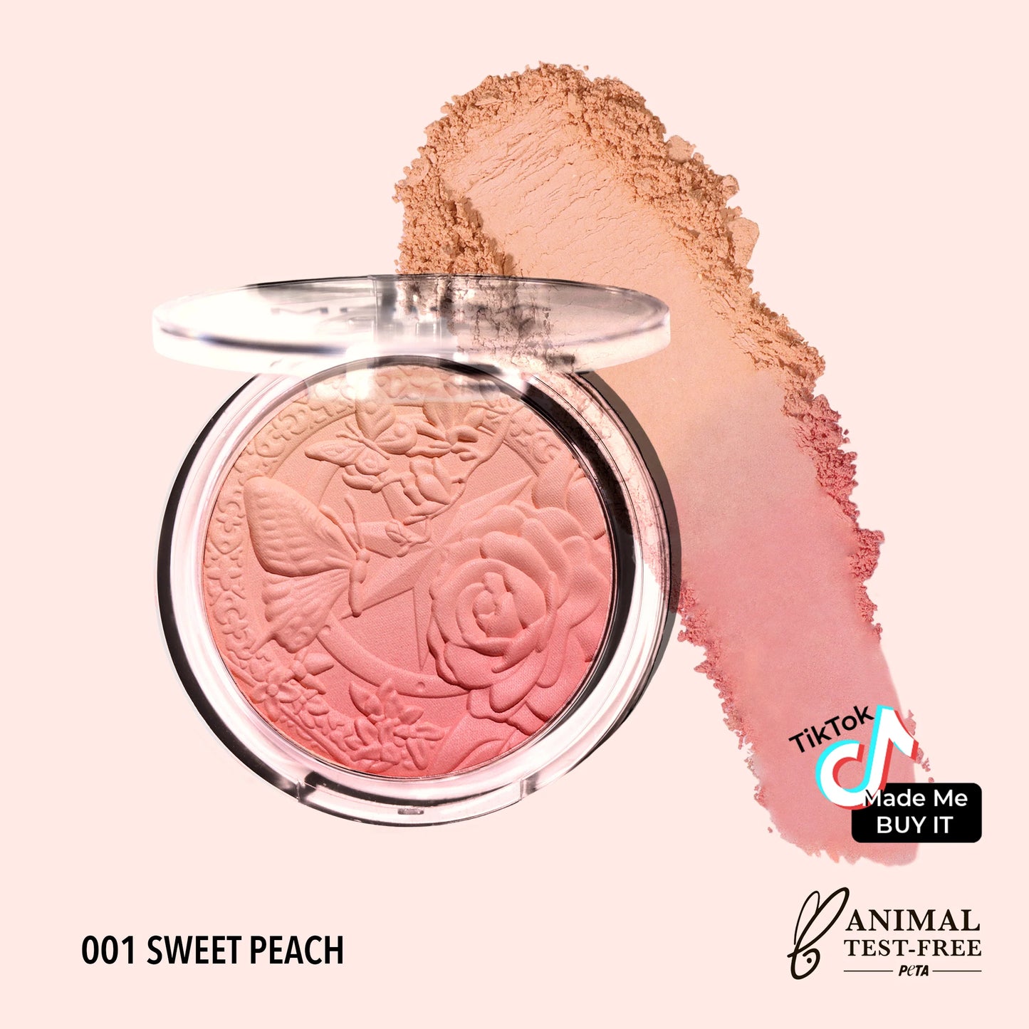 001 Sweet Peach - Signature Ombre Blush 3pc Set