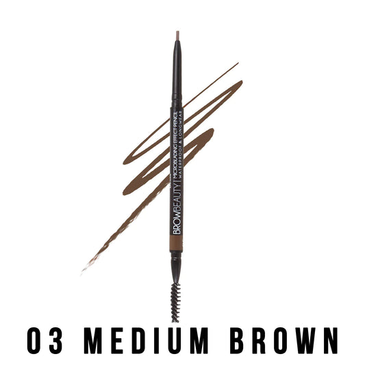 #800-03 Italia Deluxe Microblading Effect Pencil - 03 Medium Brown