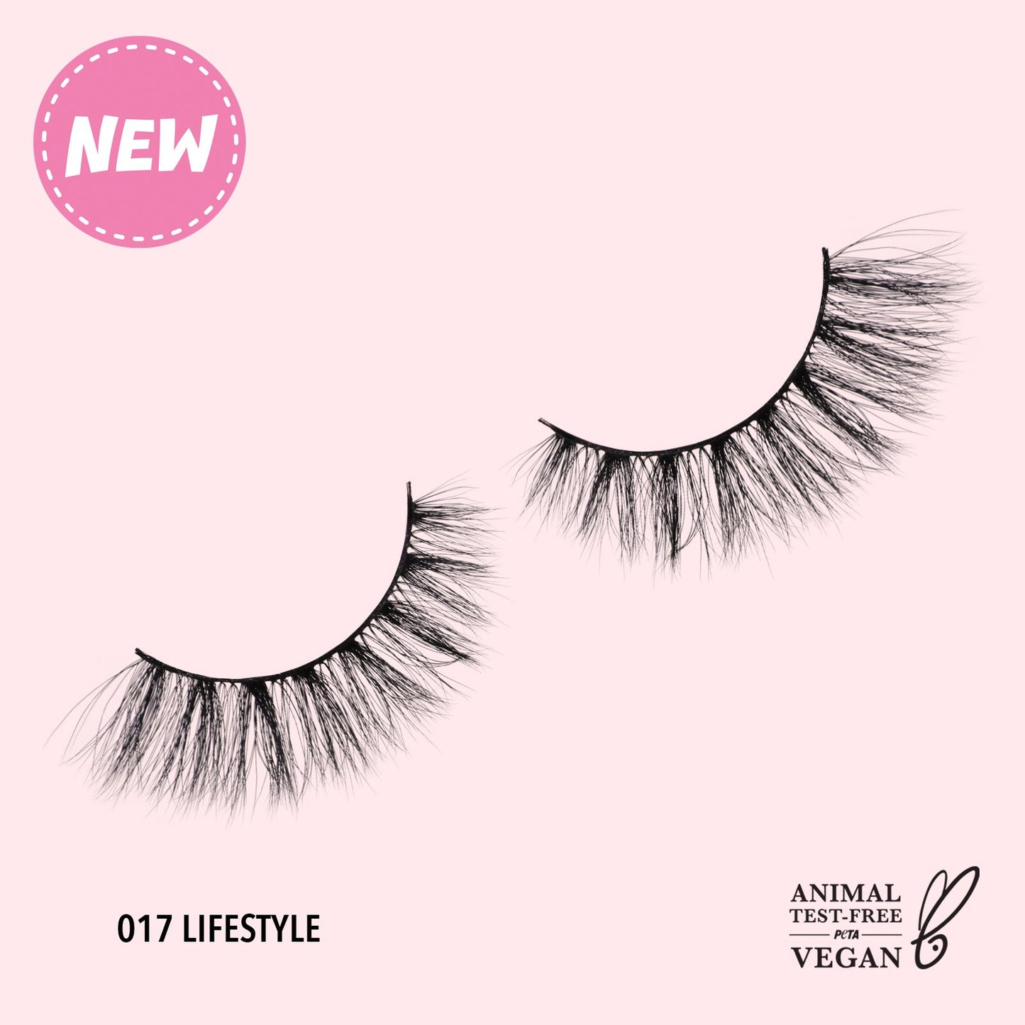 3D Effect Bionic Vegan Mink Lashes (017 Lifestyle) 12pc Bundle