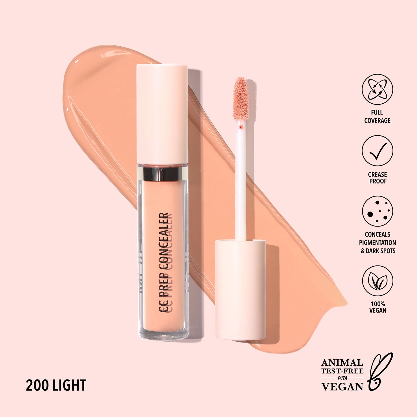 CC Prep Concealer (200, Light) 3pc Bundle