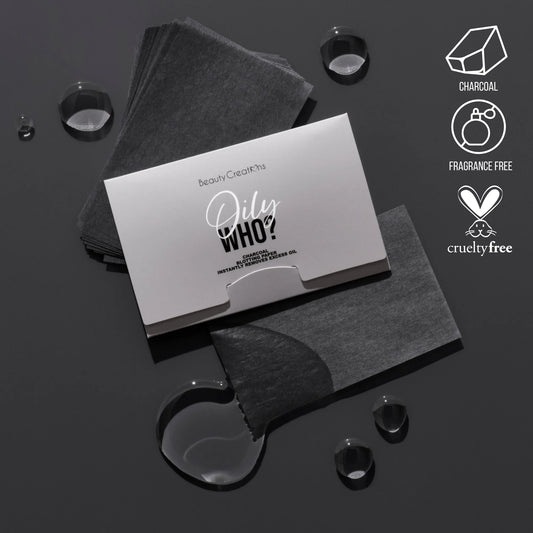 Beauty Creations Oily Who? - Charcoal Blotting Paper 3pc Bundle