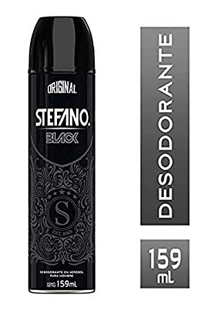 Stefano Aerosol Deodorant - Black 159ML